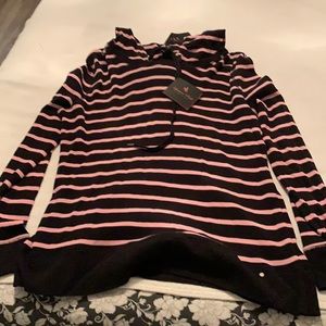 Brand new with tags Ralph Lauren pink black hooded thermal long sleeves